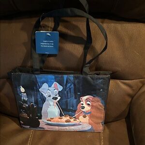 Disney Lady and the Tramp Satchel Bag - Black